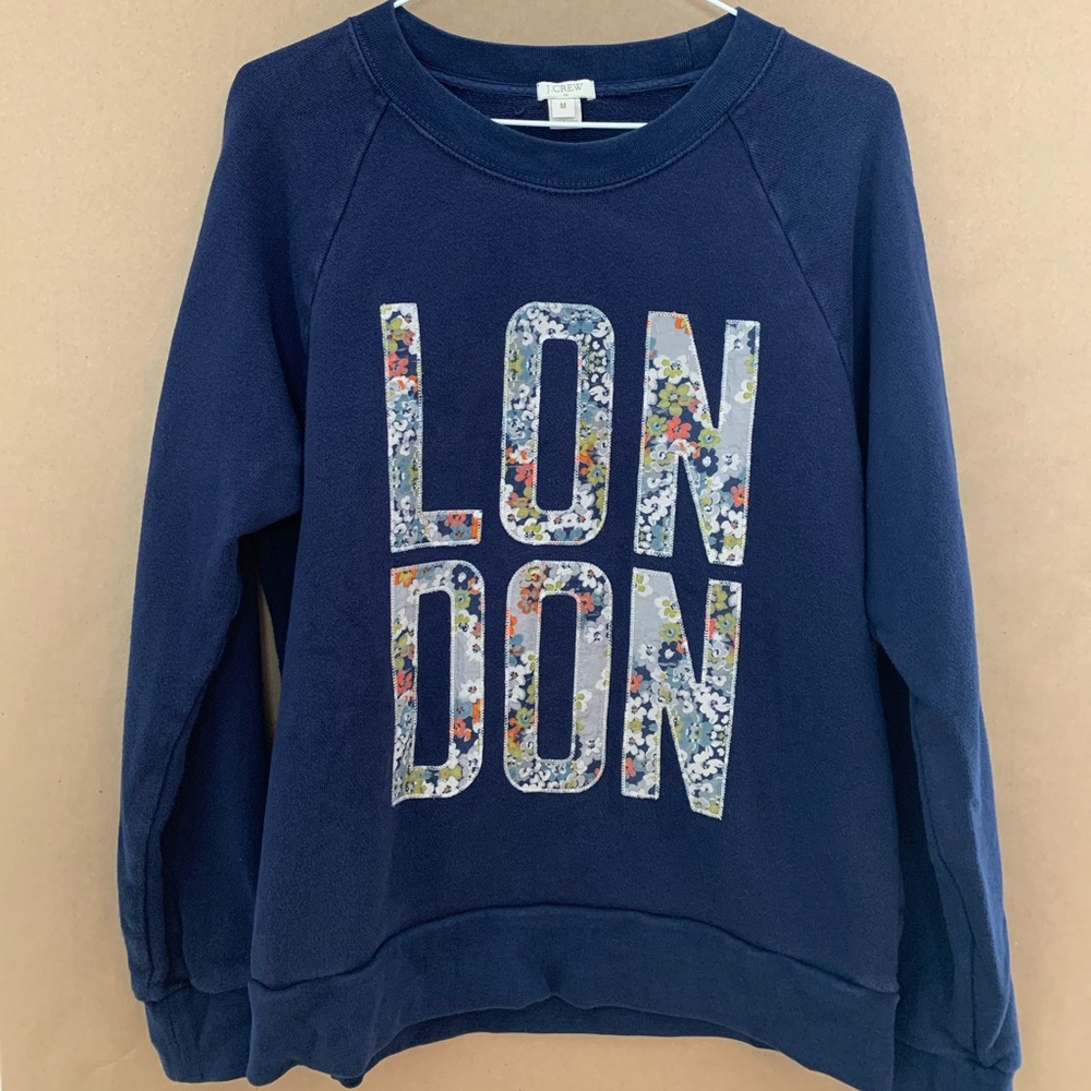 J. Crew “LONDON” Sweatshirt